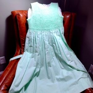 Copper Key Smocking Easter Dress